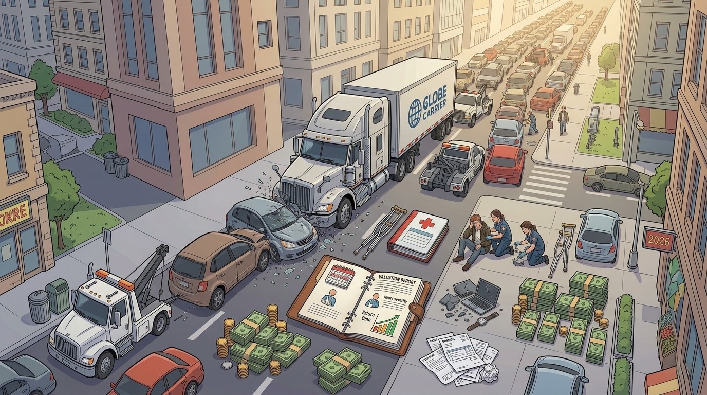 How Commercial Truck Accident Claims Are Valued (Beyond The Bills)
