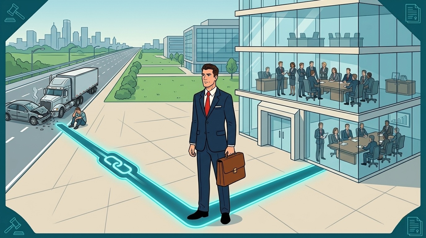 How to Prove Vicarious Liability in Commercial Truck Accidents?