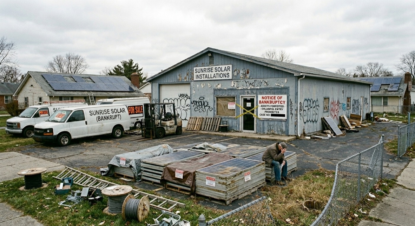 Solar Company Bankruptcy: What Happens Next