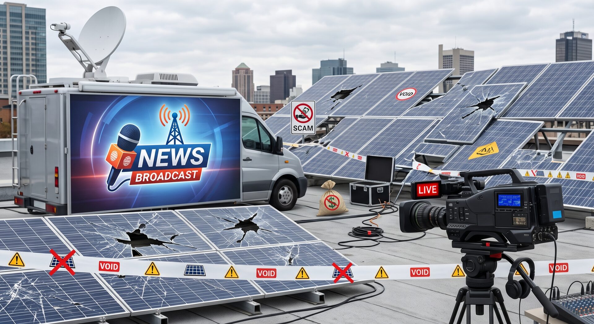 Broken Solar Panels, Missing Installers, Loan Payments