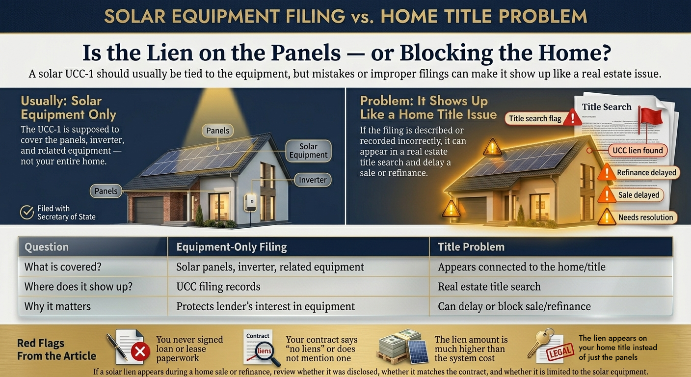 How a Solar UCC Lien Can Affect Your Home Equity