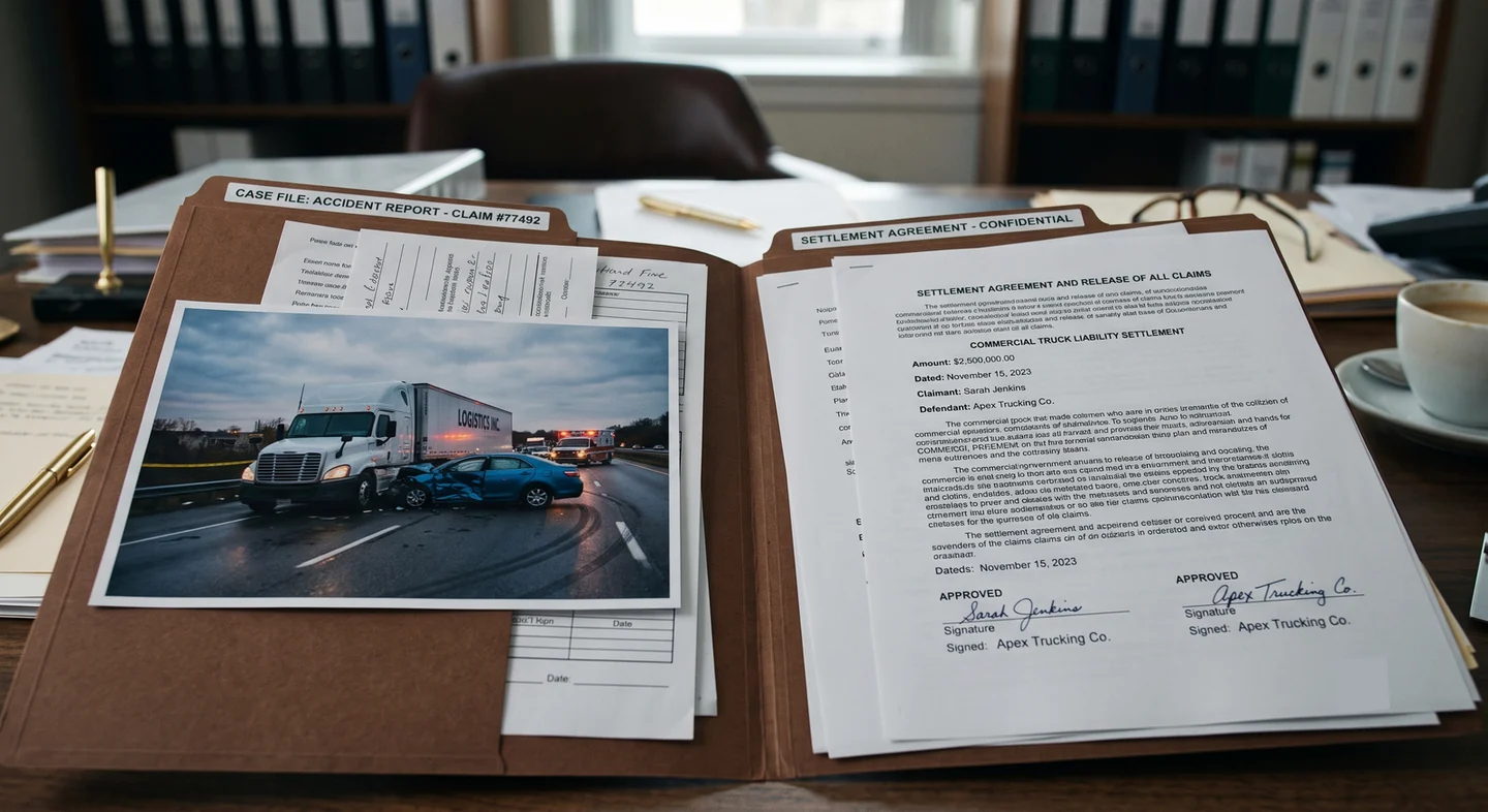 Commercial Truck Accident Settlements: What to Expect