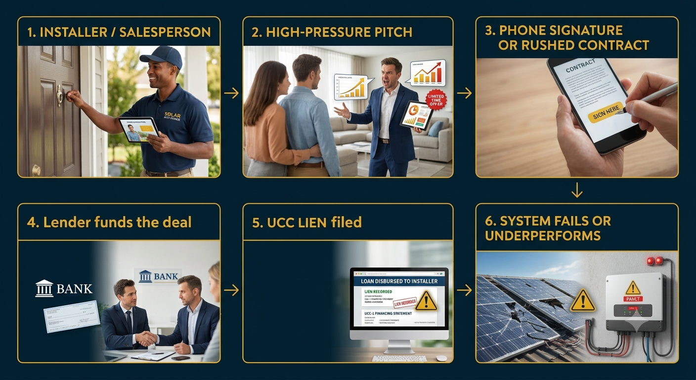 How solar panel fraud works