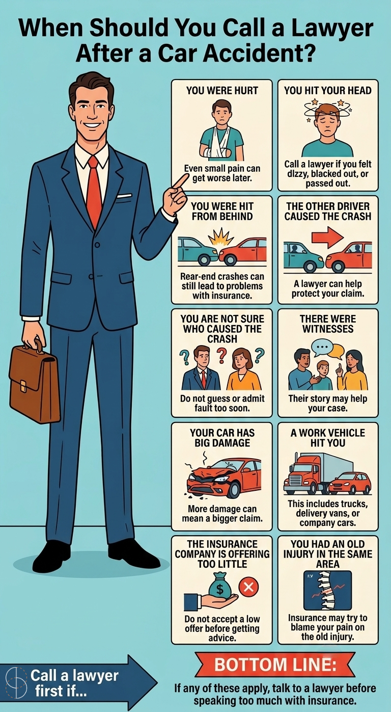 When Should You Call a Lawyer After a Car Accident