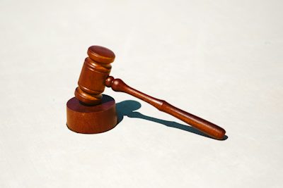 Courtroom hearing